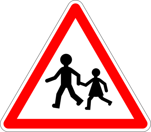 Schule-Kreuzung