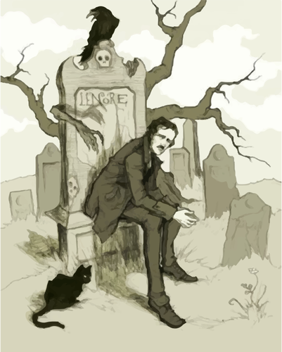 Ilustração de Edgar Allan Poe