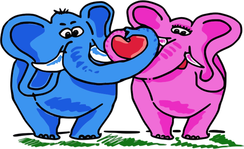 Elefant paar