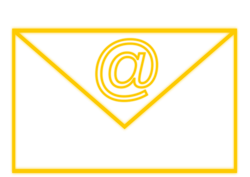 Gele envelop