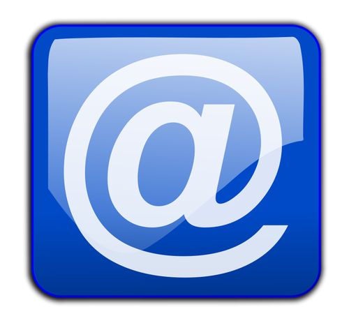 E-mailové tlačítko Vektor Klipart