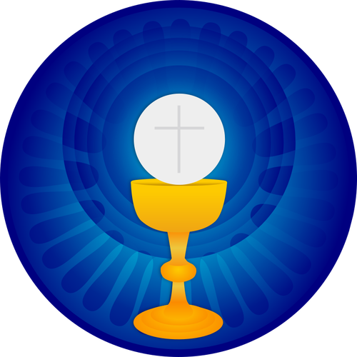 Ilustração do símbolo da Santíssima Eucaristia