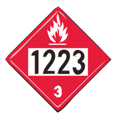 Призываем 1223 знак пожарной векторная иллюстрация