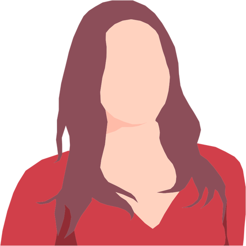 Gesichtslosen weiblichen avatar