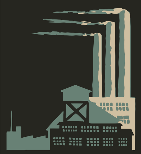 Fabriek silhouet