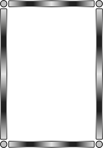 Gambar dari abu-abu perbatasan dengan gradien vektor