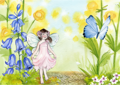Fairy And butterfly
