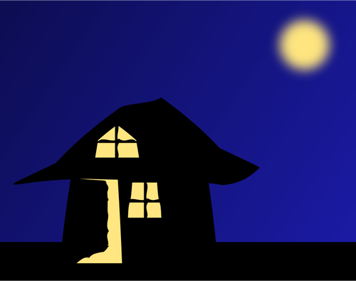 Векторное изображение сказочный дом