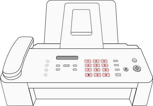 팩스 기계