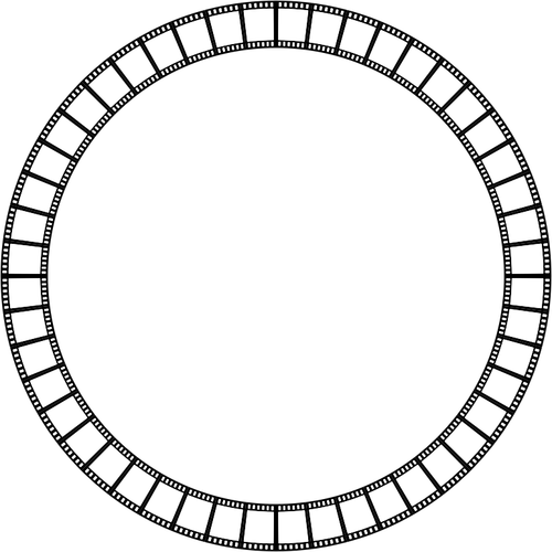 Streifen-Kreis-Frame