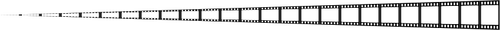 Prospettiva della striscia della pellicola