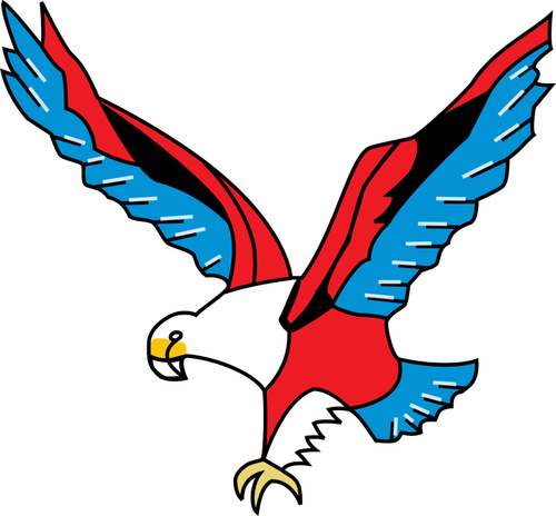 Eagle coloré