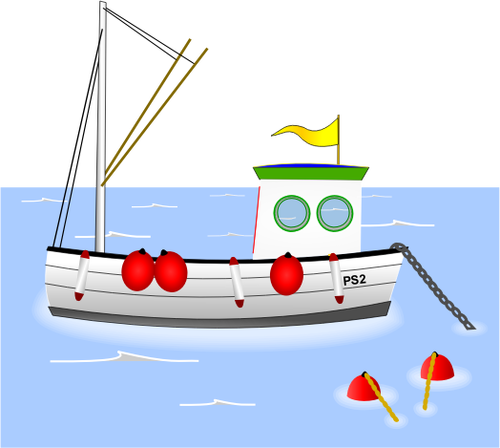 Barca de pescuit vechi