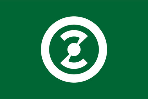 Vlag van Kokufu, Gifu
