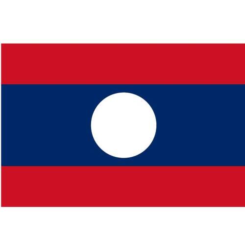 Vector flagga Laos