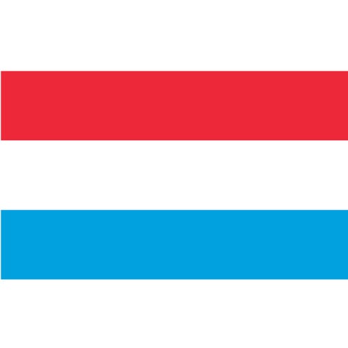 Vector bandera de Luxemburgo