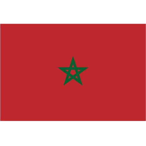 Flagga Marocko