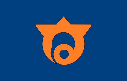 中山，爱媛县的旗帜