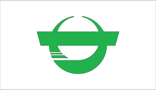 Saigawa, Fukuoka flagg