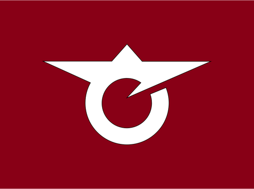 Drapelul Senhata, Akita
