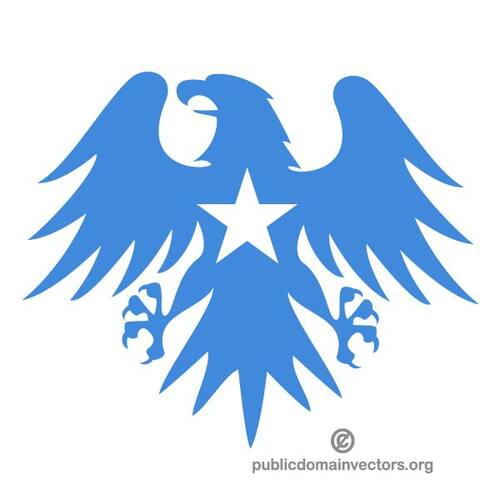 Флаг Сомали в виде орла