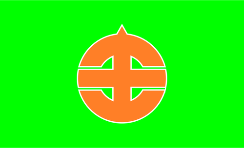 Flagge von Tanushimaru, Fukuoka