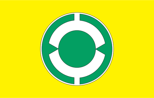 Flagge von Toyo, Ehime