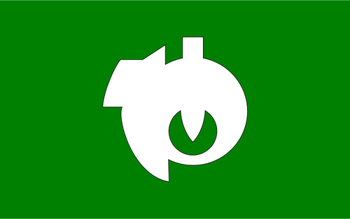 Flagge von Yamatsuri, Fukushima