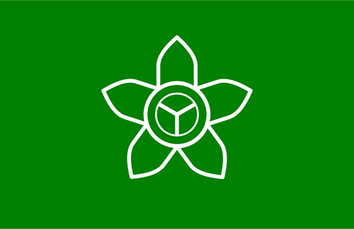 Yoshida, Ehime का ध्वज