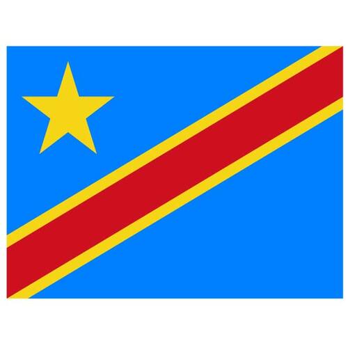 Vlajka demokratické republiky Kongo