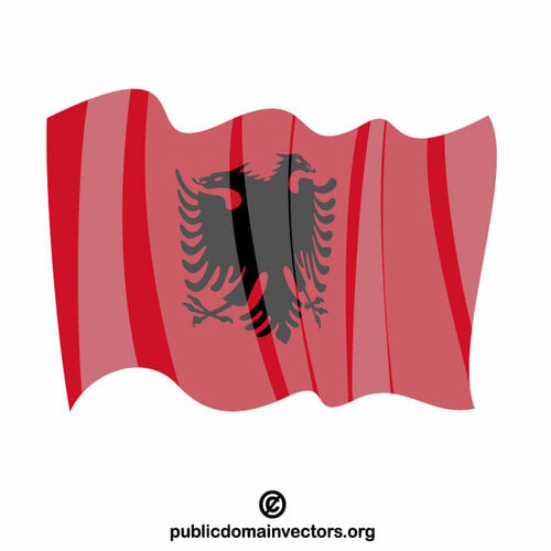अल्बानियाई गणराज्य का ध्वज