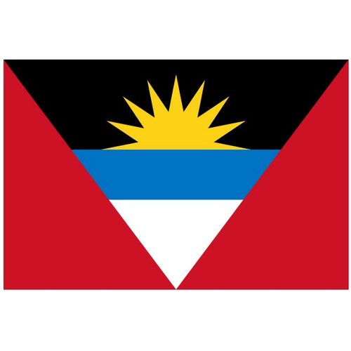 Vector bandera de Antigua y Barbuda