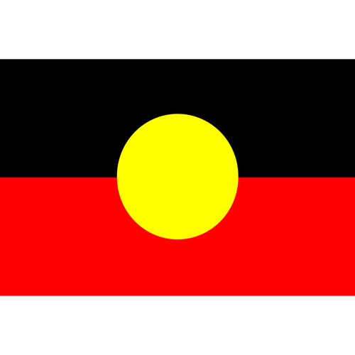 Drapelul aborigenii australieni