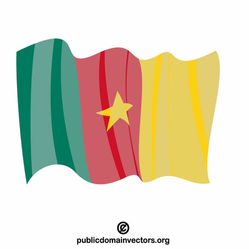 Bandera de la República de Camerún