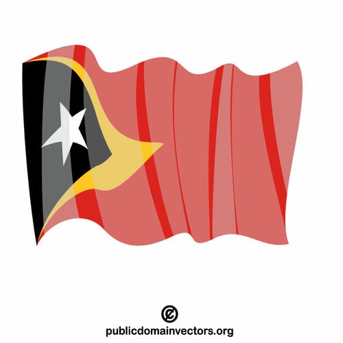 Bandera nacional de Timor Oriental