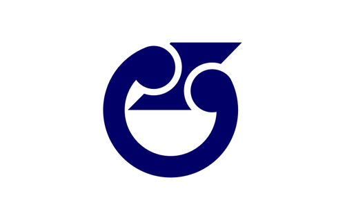Edosaki, Ibaraki का ध्वज