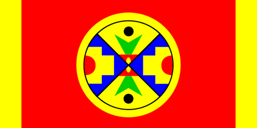 Bandeira de chão de enguia