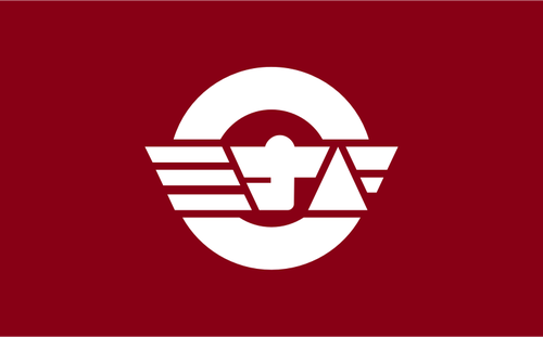 Vlag van voormalige Minabe, Wakayama
