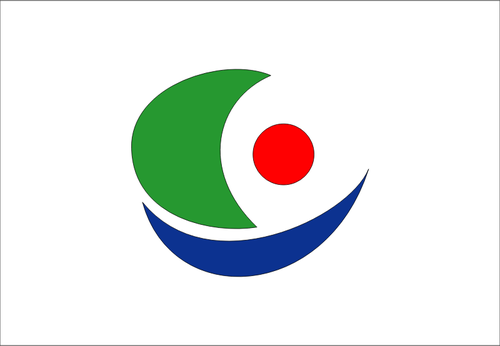 Vlag van Kamijima, Ehime