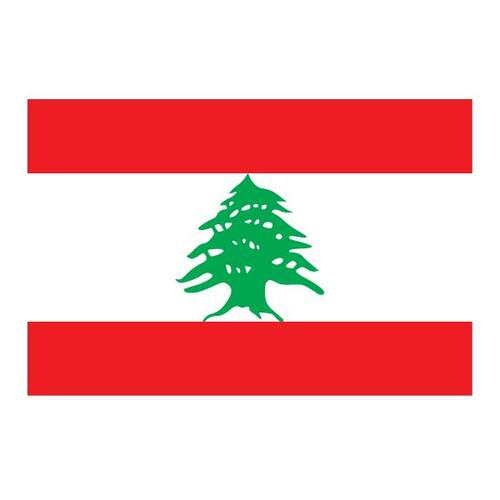 Bandiera vettoriale del Libano
