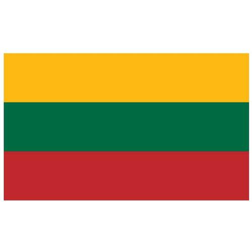 Vector flag of Lithuania