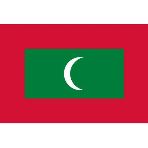 Drapeau de vecteur de Maldives