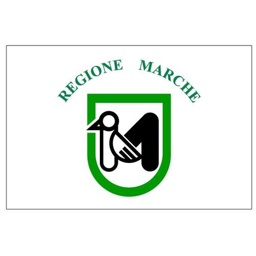 Flagga för regionen Marche
