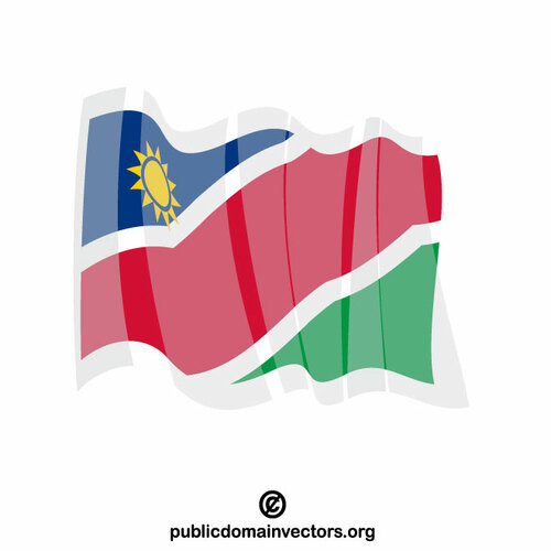 Национальный флаг Намибия