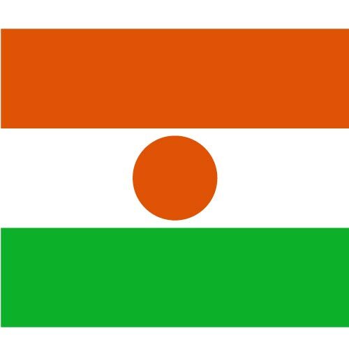 Vector vlag van Niger