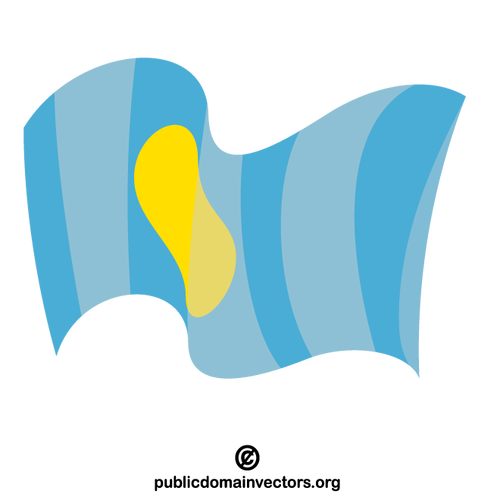 Flagg av Palau-republikken