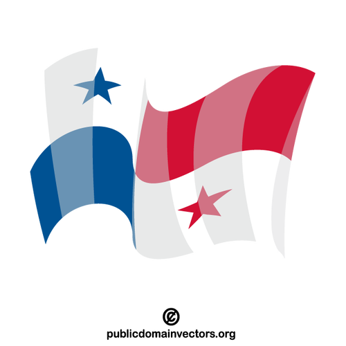 Flagg av Panama vektor
