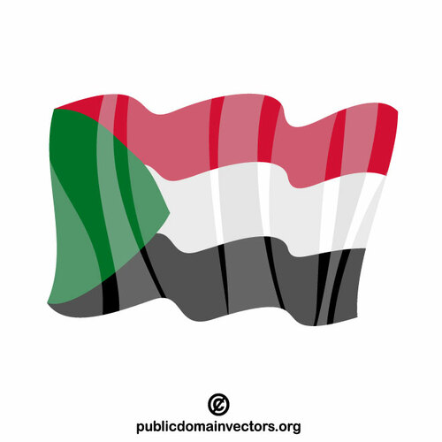 Flagge der Republik Sudan