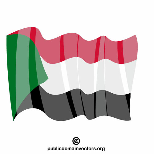 Bandeira nacional da República do Sudão