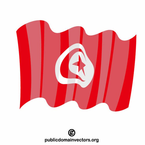 Flagge tunesiens
